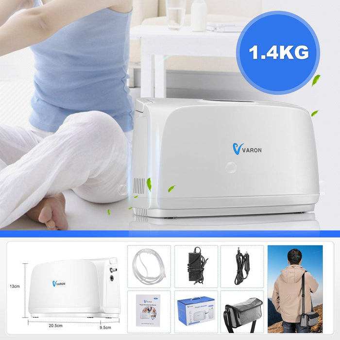 VARON 3L/min 携帯型酸素濃縮器 VL-1 バンドルセット|バッテリー+充電器付き