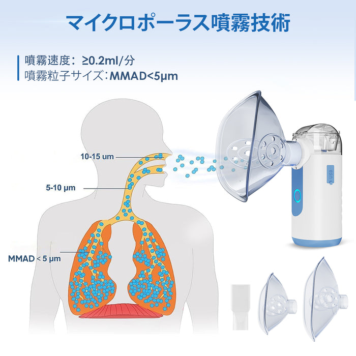 VARON 子供用 携帯型ネブライザー MY-133