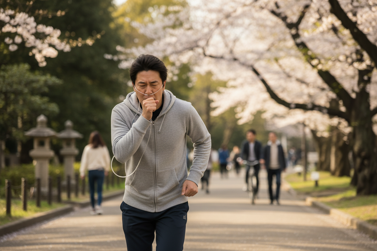 花粉症と酸素療法の両立—春に自宅でできる4つの対策
