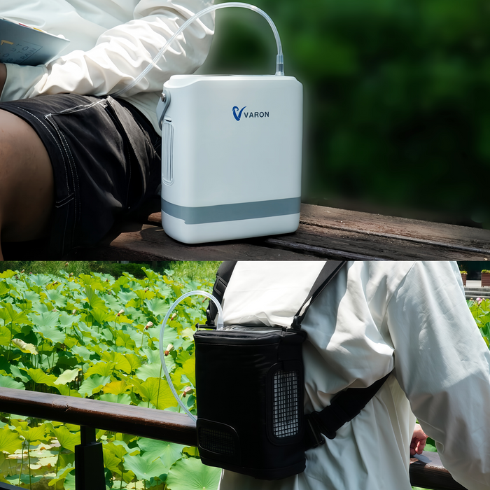 （先行販売）新型 VARON VP-8G | パルスフロー式 ポータブル酸素濃縮器 1～8段階調節