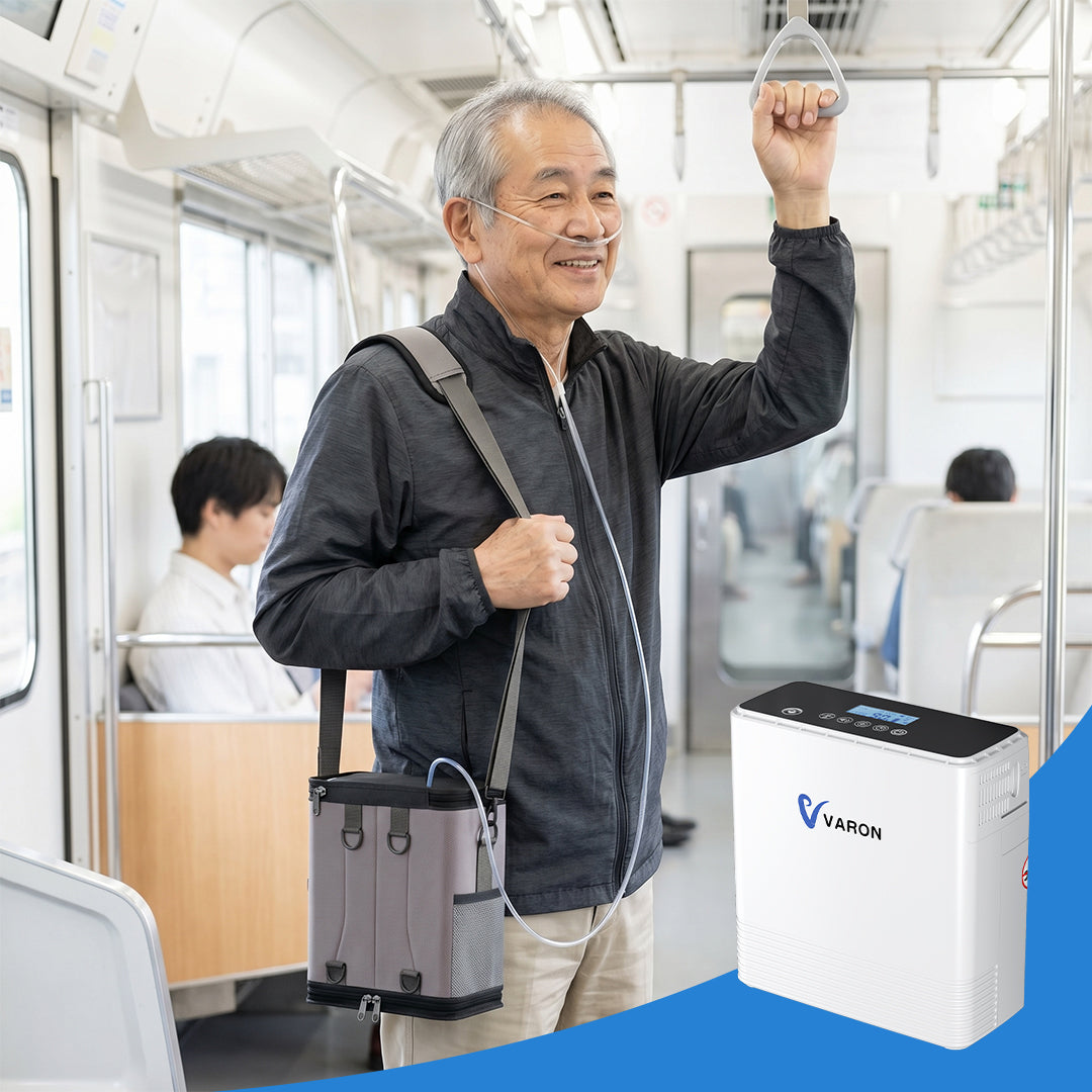 VARON 1-6L 連続フロー ポータブル酸素濃縮器 VP-6