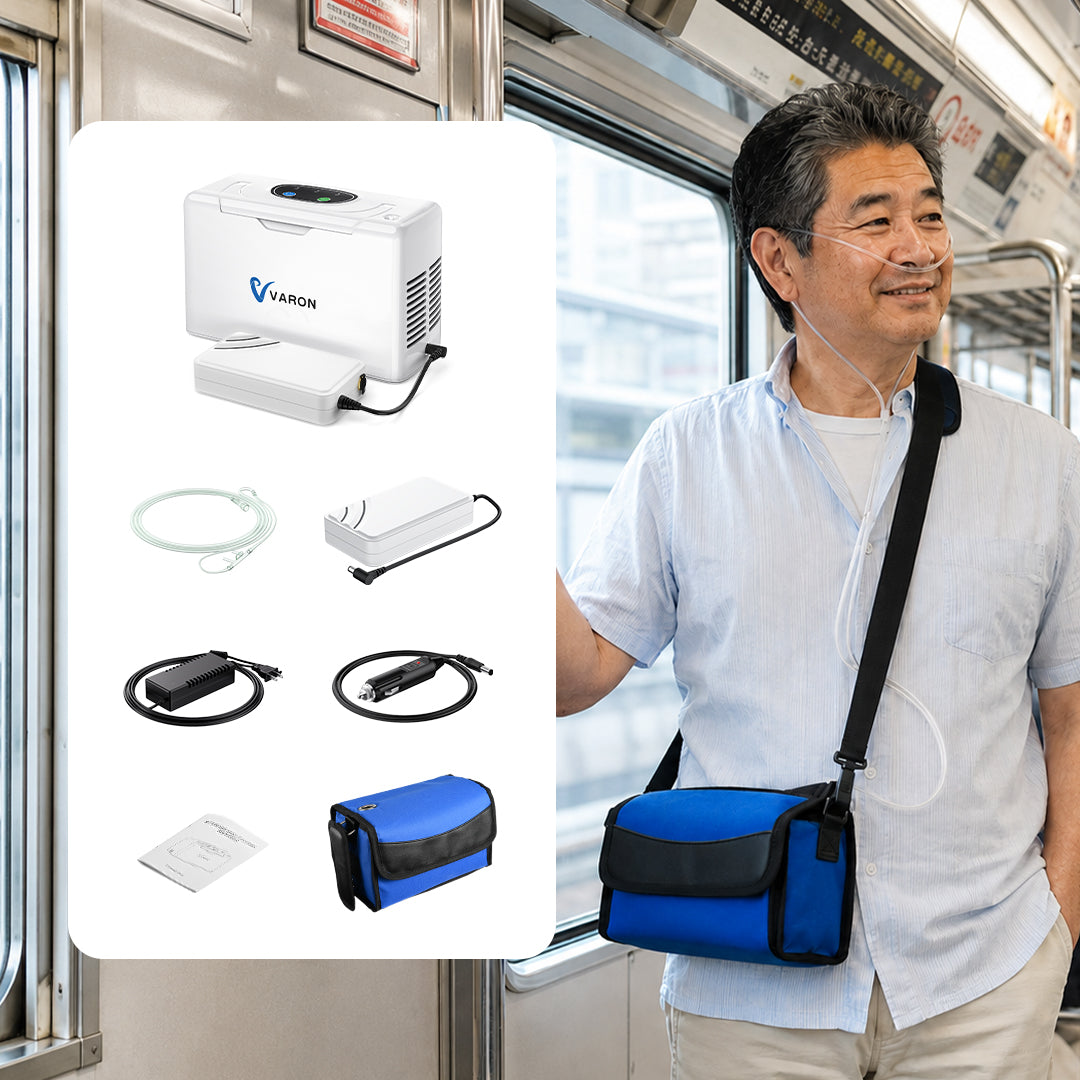 VARON 3L/min ポータブル酸素濃縮器 VL-2