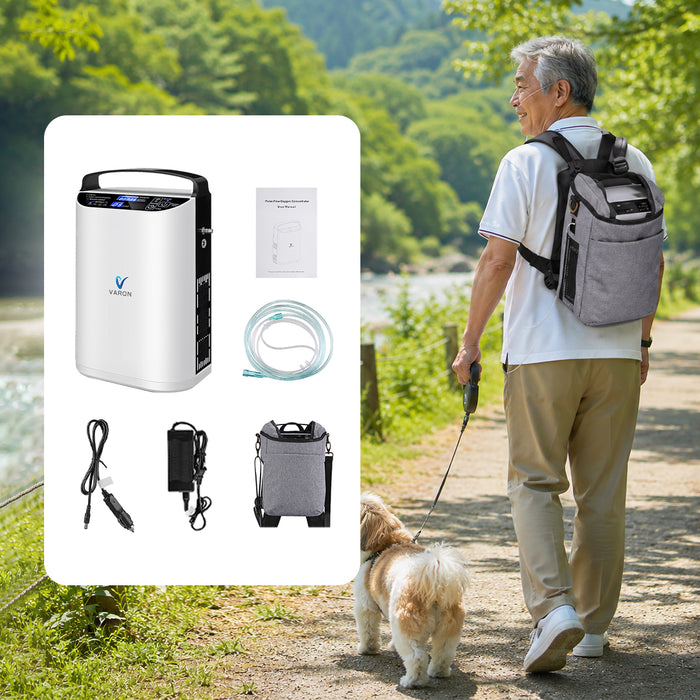 VARON 5L パルスフロー式携帯酸素濃縮器 VP-1