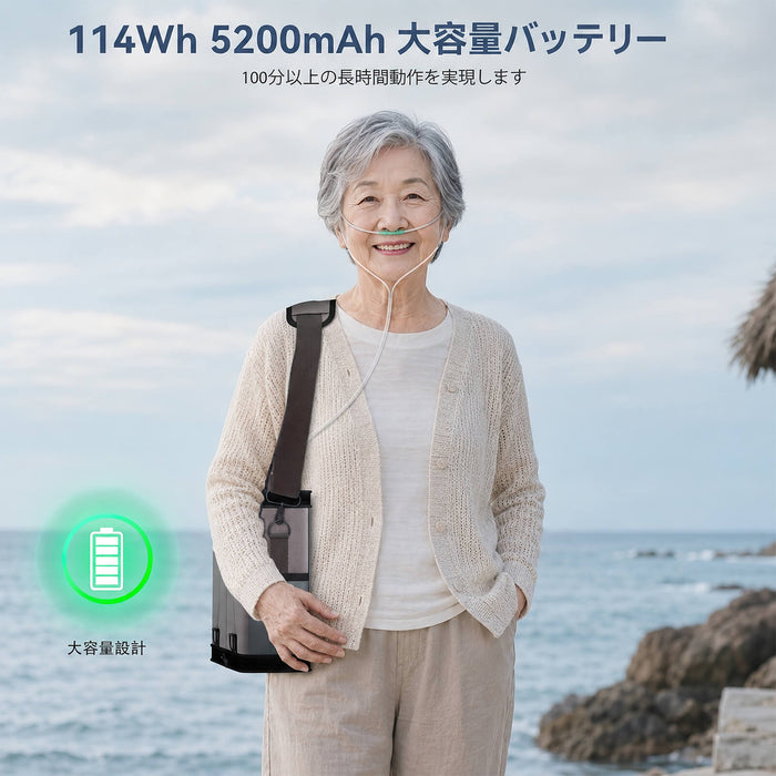 VARON 1-6L 連続フロー ポータブル酸素濃縮器 VP-6