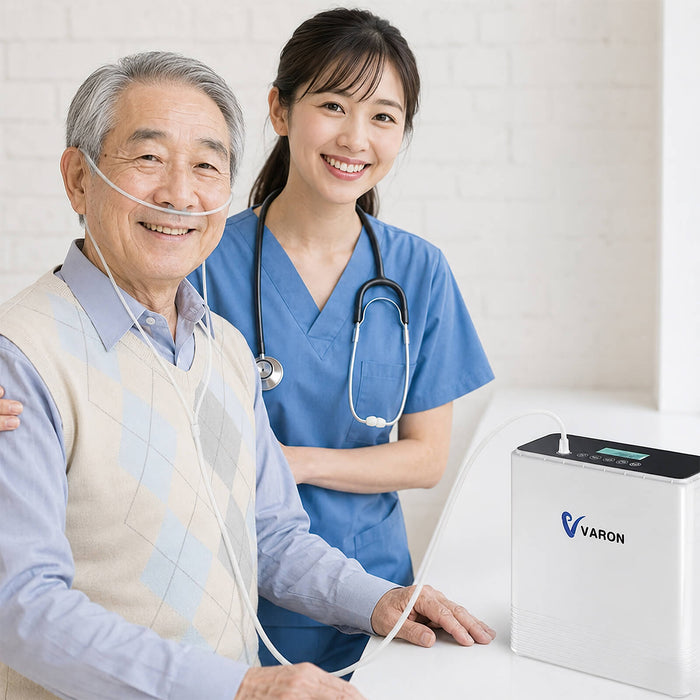 VARON 1-6L 連続フロー ポータブル酸素濃縮器 VP-6