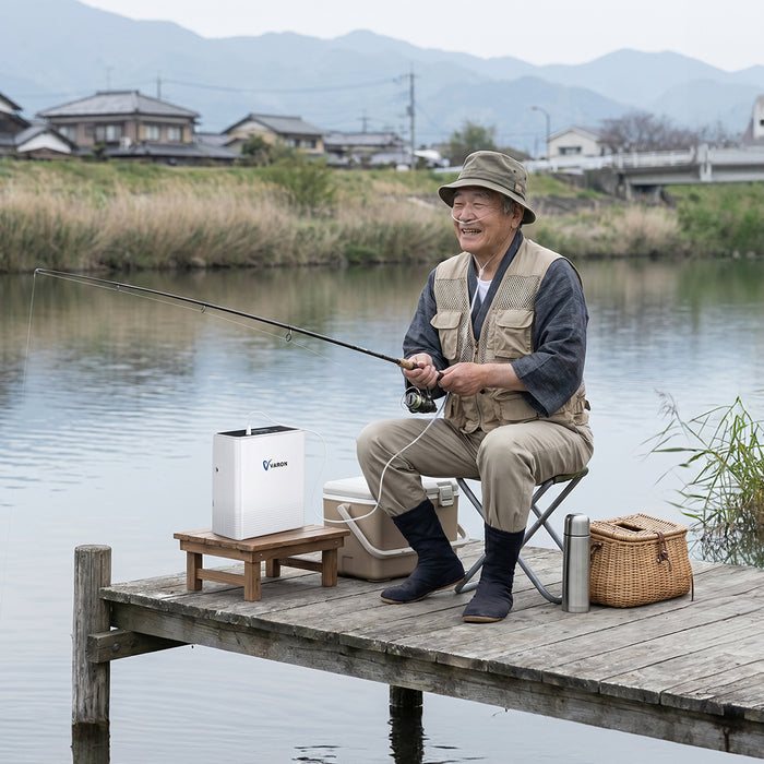 VARON 1-6L 連続フロー ポータブル酸素濃縮器 VP-6