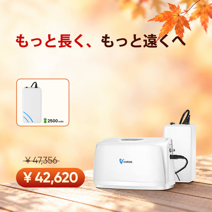 VARON 3L/min ポータブル酸素濃縮器 VL-1
