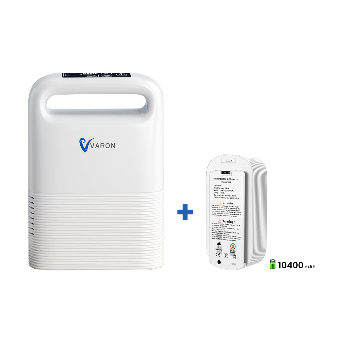 VARON 5L パルスフロー機能付きポータブル酸素濃縮器 VP-2