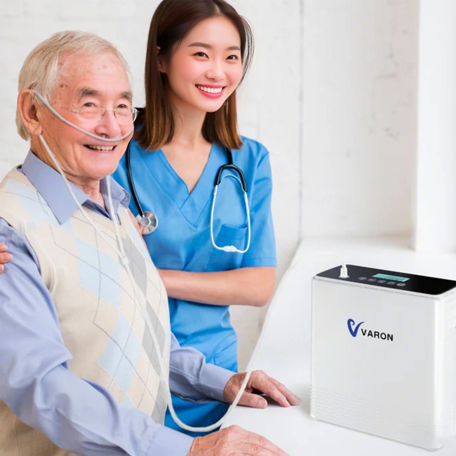 VARON VP-6 ポータブル酸素濃縮器、在宅酸素療法がより便利に
