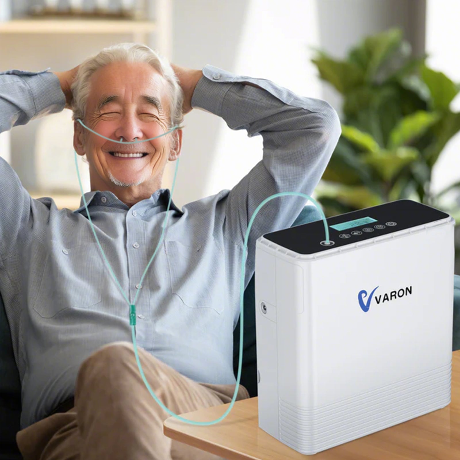 VARON 1-6L 連続フロー ポータブル酸素濃縮器 VP-6