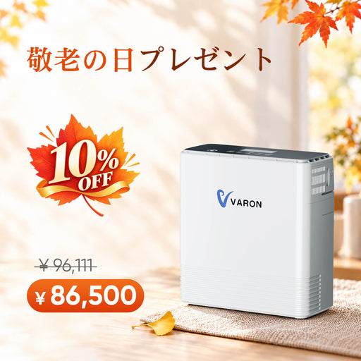 VARON 1-6L 連続フロー ポータブル酸素濃縮器 VP-6