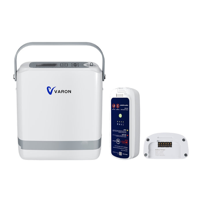 新型 VARON VP-8G | パルスフロー式 ポータブル酸素濃縮器 1～8段階調節